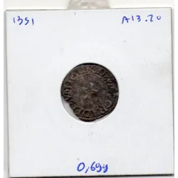 Royaume de Navarre, Henri d'Albret  (1541-1555) Liard à la croisette