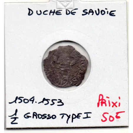 Duché de Savoie, Charles II (1504-1553) mezzo grosso type I