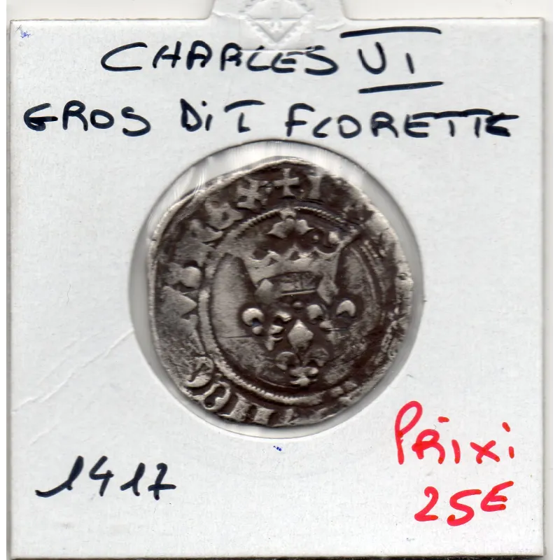 Gros Florette Charles VI (1417) Gros Florette Charles VI (1417)