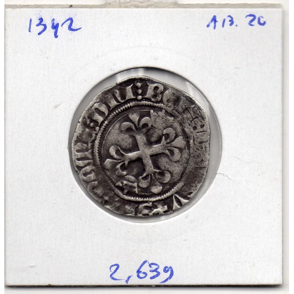 Gros Florette Charles VI (1417)