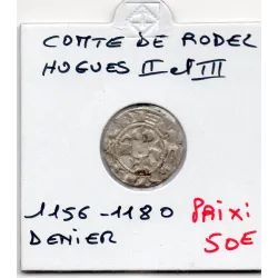 Languedoc, Comté de Rodez, Hugues II et III  (1156-1180) Denier
