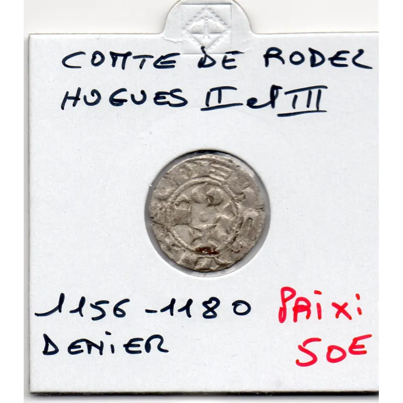 Languedoc, Comté de Rodez, Hugues II et III (1156-1180) Denier Languedoc, Comté de Rodez, Hugues II et III (1156-1180) Denier