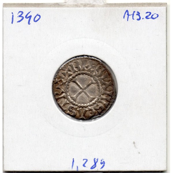 Denier de Blois Charles II le Chauve (843-877) Sup