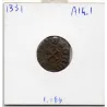 Obole tournois 1er type Charles VI (1385) TB Obole tournois 1er type Charles VI (1385) TB