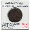 Blanc a la couronne Angers Charles VIII (1488) TB