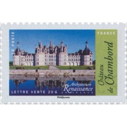 Autoadhésif Yvert No1114A Timbre Pro entreprise Chateau de Chambord  2015