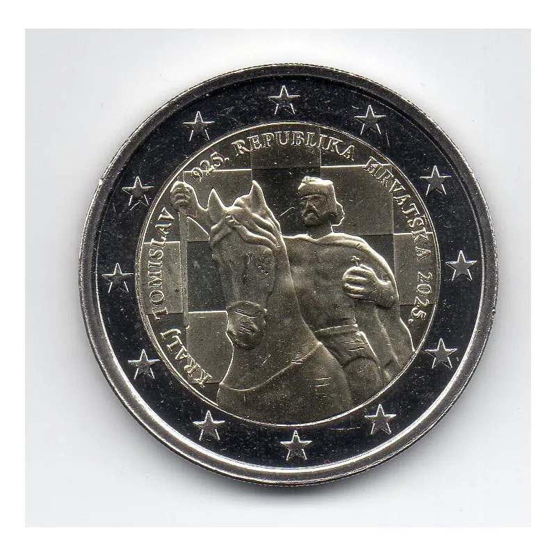 2 euro commémorative Croatie 2025, Tomislav Ier pièce de monnaie €