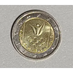 2 euros commémorative Belgique 2016 Sans blister Team Belgium Rio de Janeiro flamande pièce de monnaie €