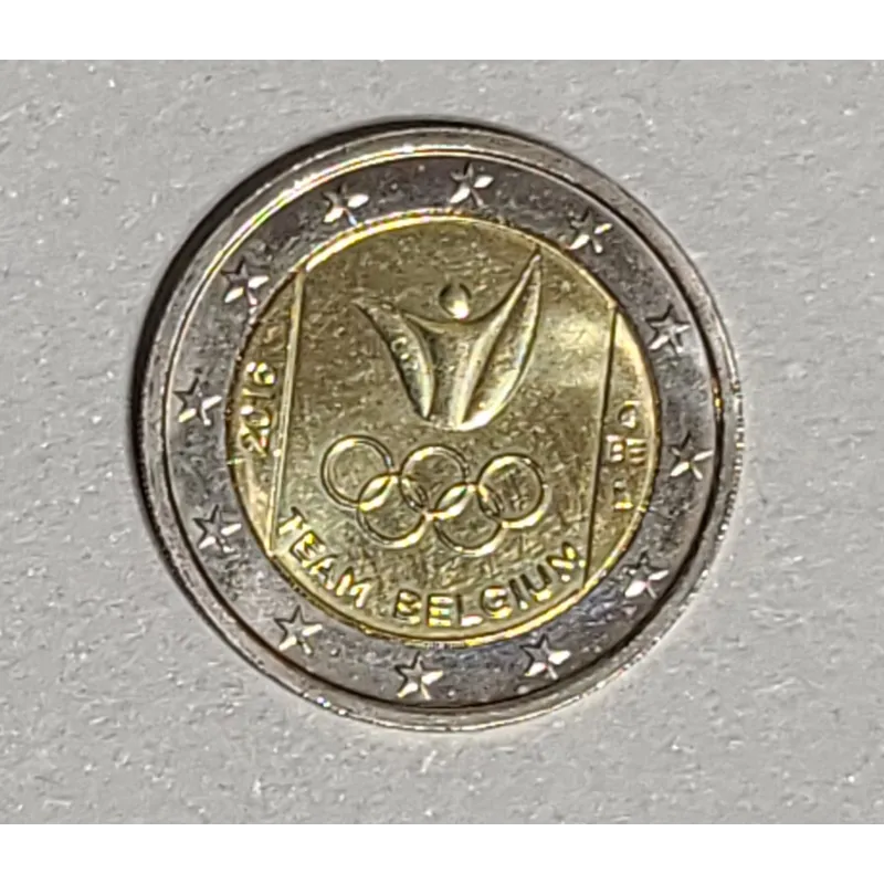 2 euros commémorative Belgique 2016 Sans blister Team Belgium Rio de Janeiro flamande pièce de monnaie € 2 euros commémorative Belgique 2016 Sans blister Team Belgium Rio de Janeiro flamande pièce de monnaie €