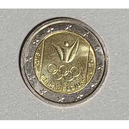 2 euros commémorative Belgique 2016 Sans blister Team Belgium Rio de Janeiro flamande pièce de monnaie €