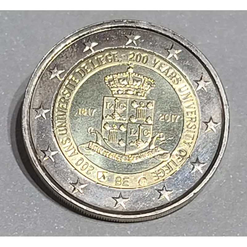 2 euros commémorative Belgique 2017 Sans blister Université de Liège 2 euros commémorative Belgique 2017 Sans blister Université de Liège
