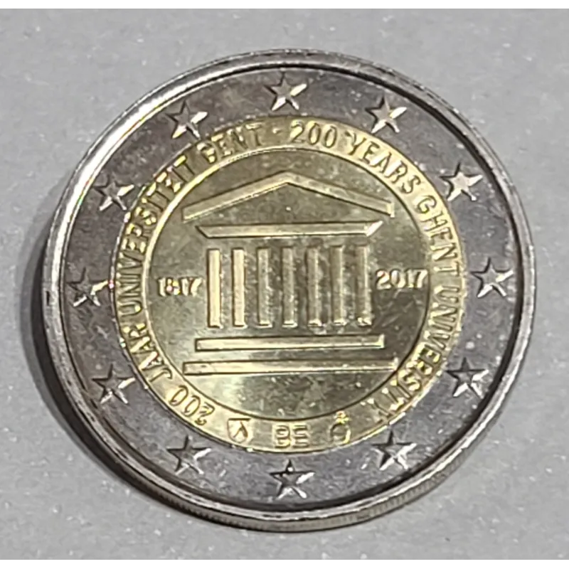 2 euros commémorative Belgique 2017 Sans blister Université de Gand 2 euros commémorative Belgique 2017 Sans blister Université de Gand