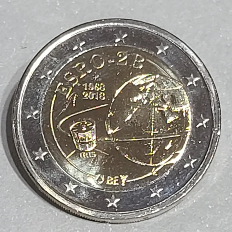 2 euros commémorative Belgique 2018 Sans blister Satellite ESRO-2B 2 euros commémorative Belgique 2018 Sans blister Satellite ESRO-2B