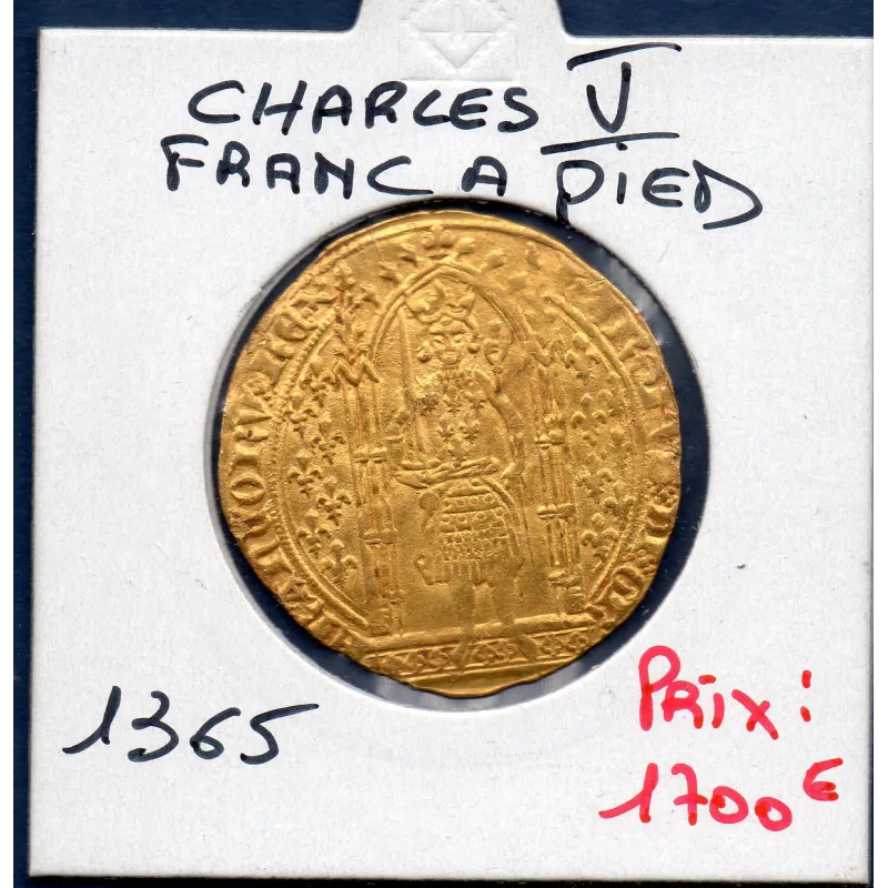 Franc à pied Charles V (1365) Sup Franc à pied Charles V (1365) Sup