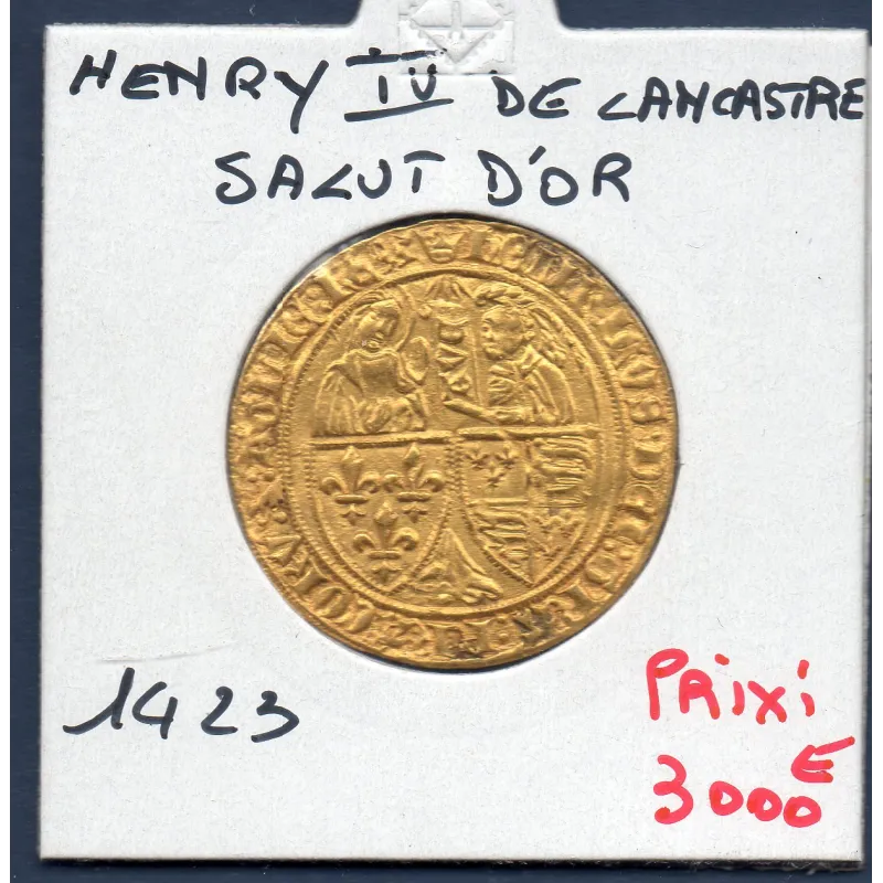 Salut d'or Henry VI de Lancastre (1423) Paris Salut d'or Henry VI de Lancastre (1423) Paris