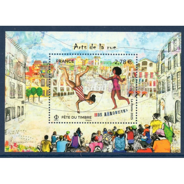 Bloc Feuillet France F5855 Les Acrobates - Fête du timbre Neufs