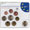 Coffret BU Allemagne 2011 lettre J série de pièce euro BU avec commémorative