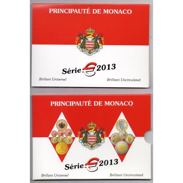 Coffret BU Monaco Série € 2013 pièce de monnaie