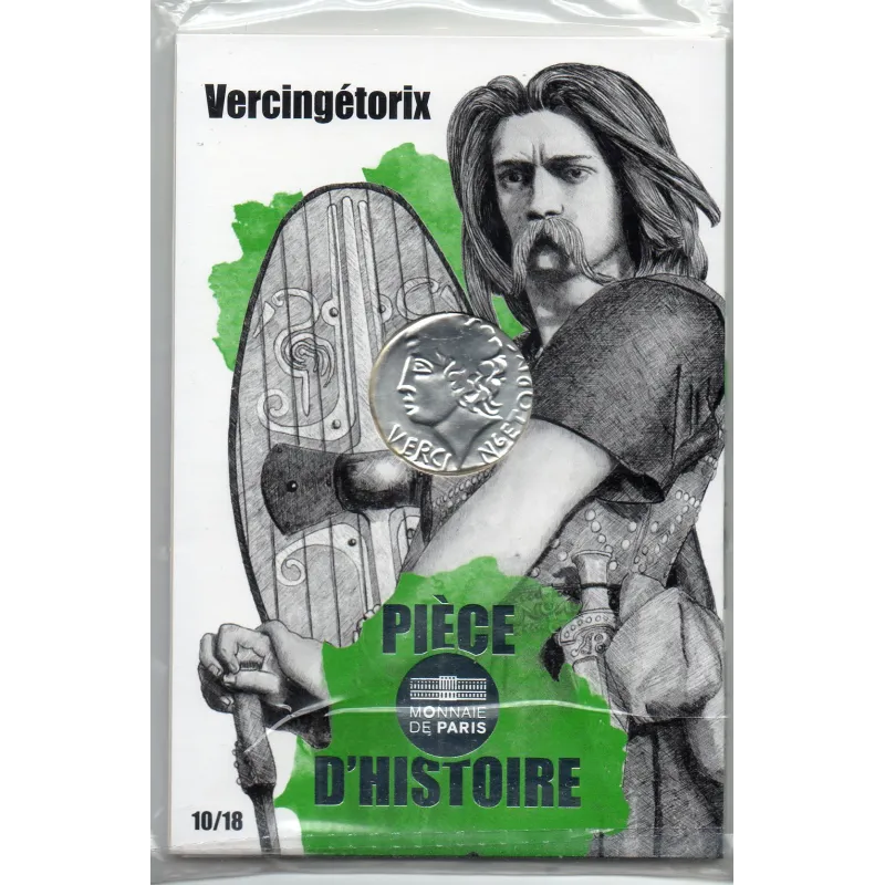 Pièce 10 euros 2019 Vercingetorix, série Histoire de France Pièce 10 euros 2019 Vercingetorix, série Histoire de France