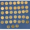 Lot de 38 pièces 10 centimes Lagriffoul 1962-2000 Lot de 38 pièces 10 centimes Lagriffoul 1962-2000