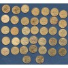 Lot de 38 pièces 20 centimes Lagriffoul 1962-2000