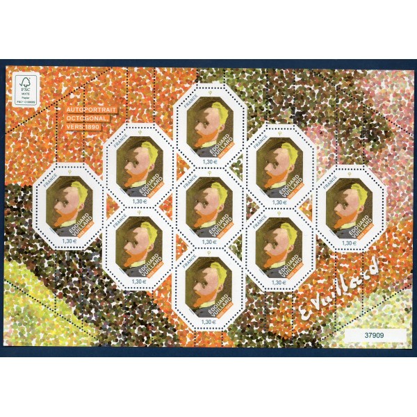 Bloc Feuillet France Yvert F5237Aa Jean Edouard Vuillard numéroté France neuf luxe **
