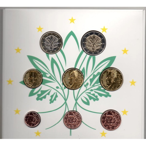 Coffret BU France 2026 pièces de monnaies Euros