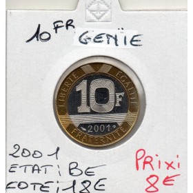 10 francs Génie bastille 2001 BE