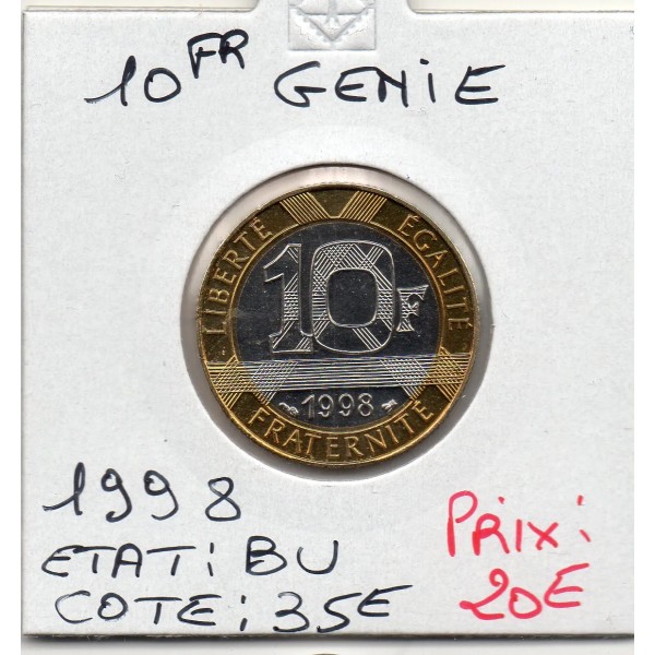 10 francs Génie bastille 1998 FDC