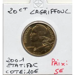 20 centimes Lagriffoul 2001 FDC