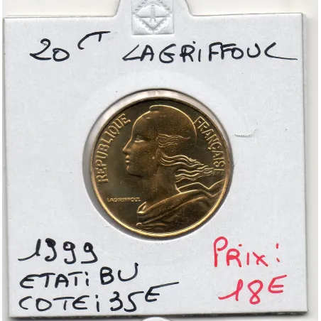 20 centimes Lagriffoul 1999 FDC