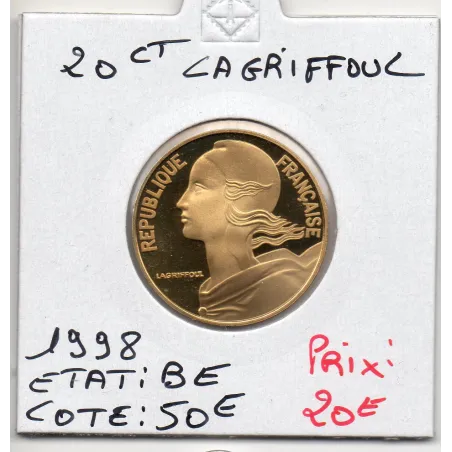 20 centimes Lagriffoul 1998 BE