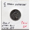 1/2 Franc Semeuse Nickel 2001 FDC