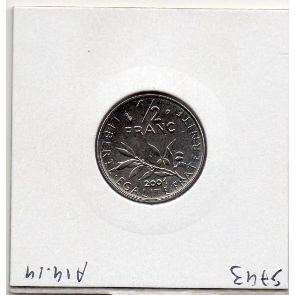 1/2 Franc Semeuse Nickel 2001 FDC
