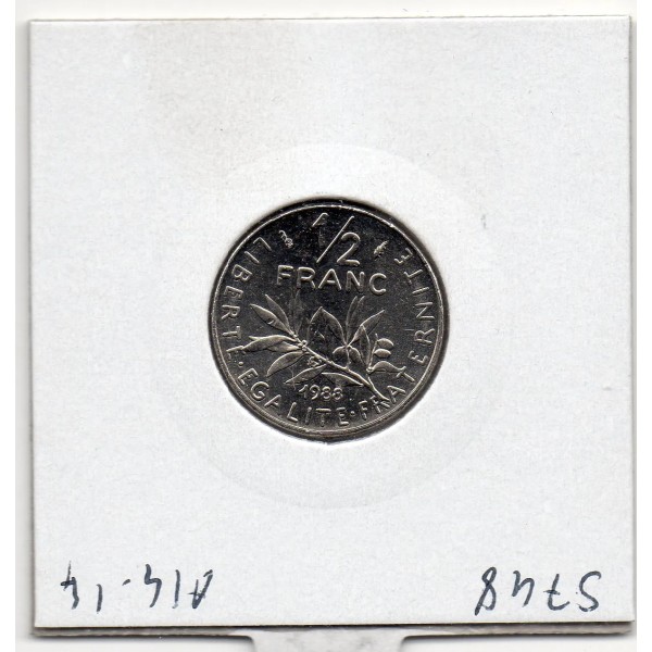 1/2 Franc Semeuse Nickel 1988 FDC