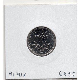 1/2 Franc Semeuse Nickel 1982 FDC