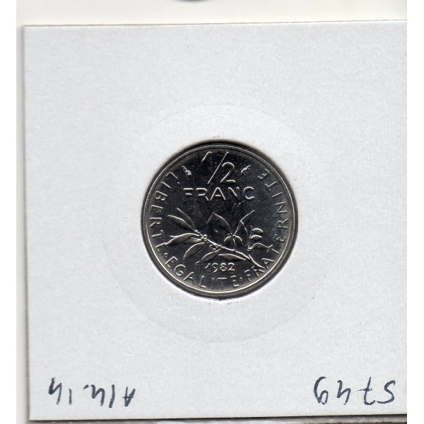 1/2 Franc Semeuse Nickel 1982 FDC
