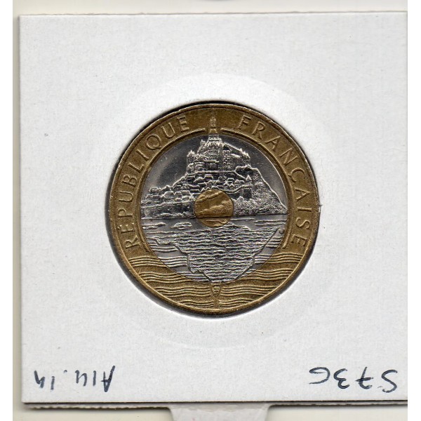 20 francs Mont St Michel 1995 Sup+, France pièce de monnaie