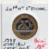 20 francs Mont St Michel 1998 BU FDC