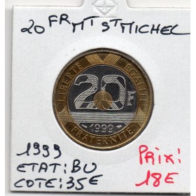 20 francs Mont St Michel 1999 BU FDC