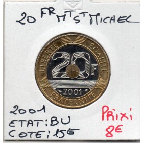 20 francs Mont St Michel 2001 BU FDC