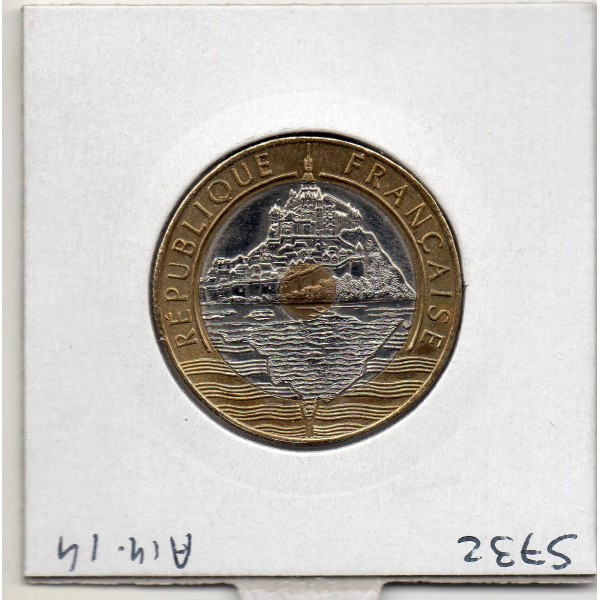 20 francs Mont St Michel 2001 BU FDC