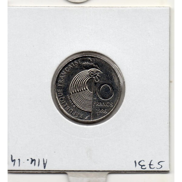 10 francs Schuman 1986 Sup+