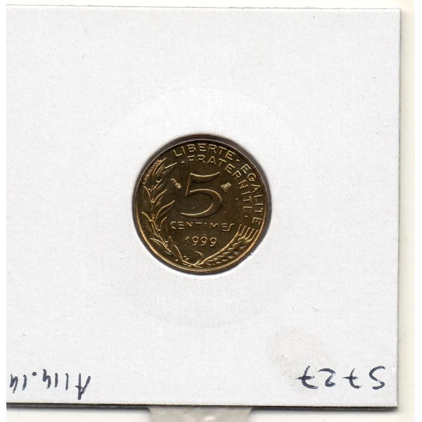 5 centimes Lagriffoul 1999 FDC, France pièce de monnaie