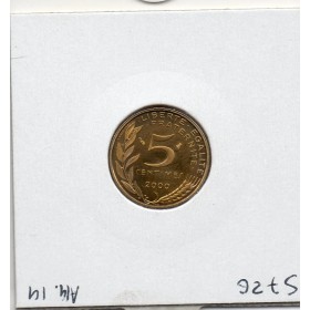 5 centimes Lagriffoul 2000 BE