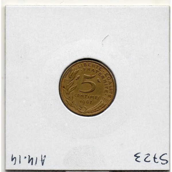 5 centimes Lagriffoul 1967 TTB