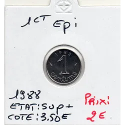 1 centime Epi 1988 Sup+