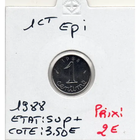1 centime Epi 1988 Sup+