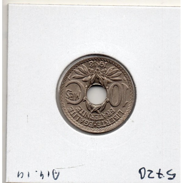 pièce de 10 centimes Lindauer - 1918 - Sup - F.138/2