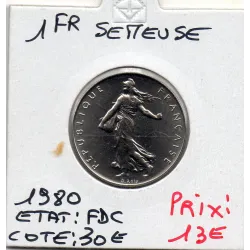1 franc Semeuse Nickel 1980 FDC